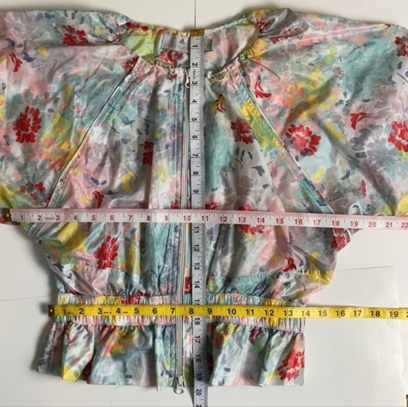 NWT Adidas Stella McCartney Multi Floral Studio Jacket, Small - Picture 12 of 15